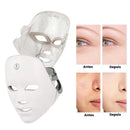 Máscara Facial LED Anti-Idade e Rejuvenescimento - LumiSkin™