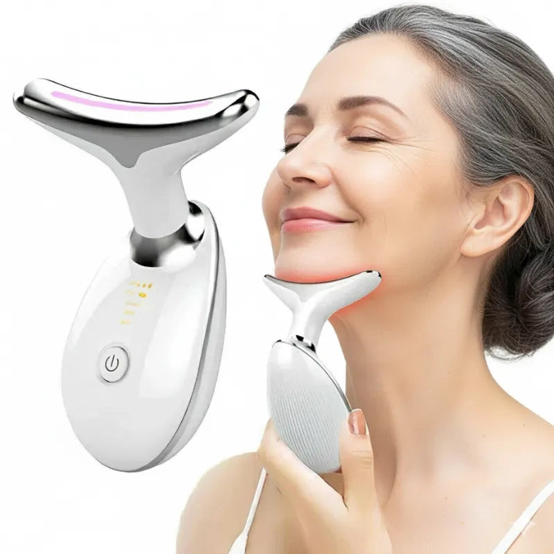 Massageador Facial LED Anti-Idade & Lifting Facial - Compre 1 Leve 2