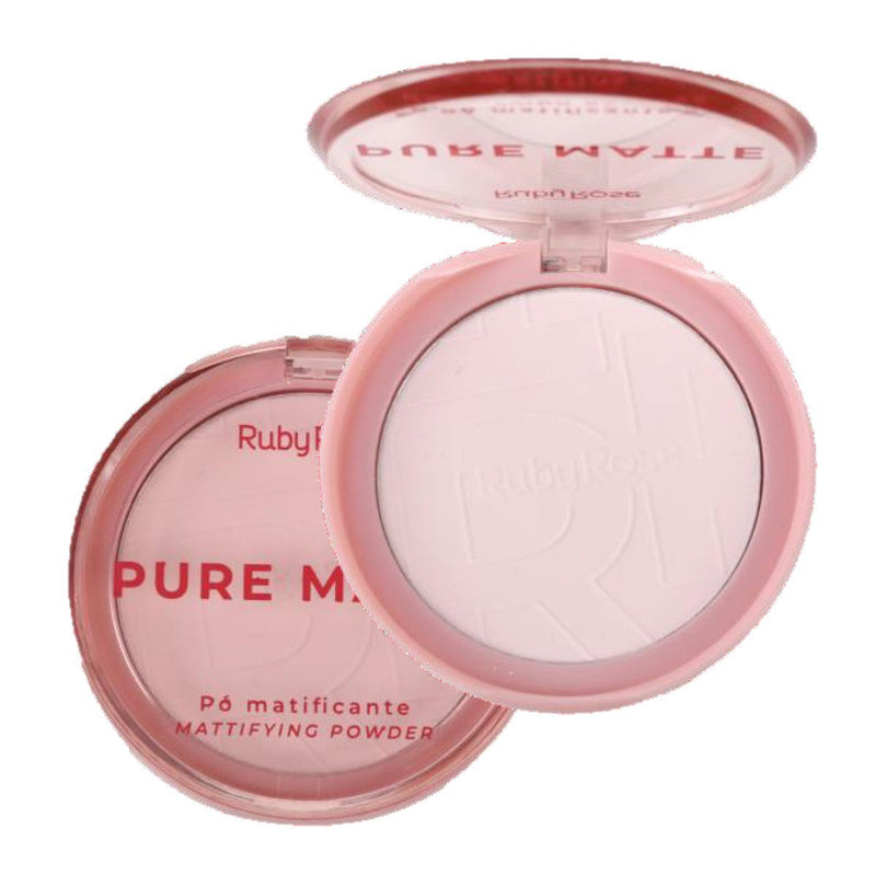 Pó Matificante Pure Matte Ruby Rose (linha rosa)