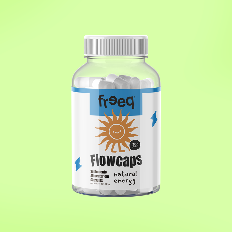 Flowcaps® Natural Energy (30 cápsulas) - by Freeq®
