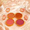 Blush em Pó Compacto Peachy Please Fenzza