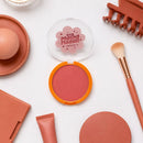 Blush em Pó Compacto Peachy Please Fenzza