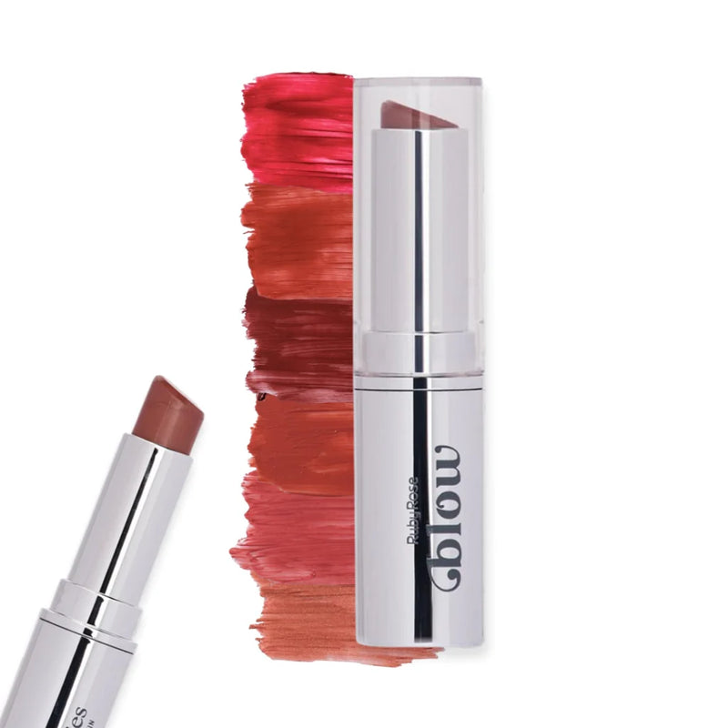 Batom Bastão Satin Besties Linha Blow Ruby Rose